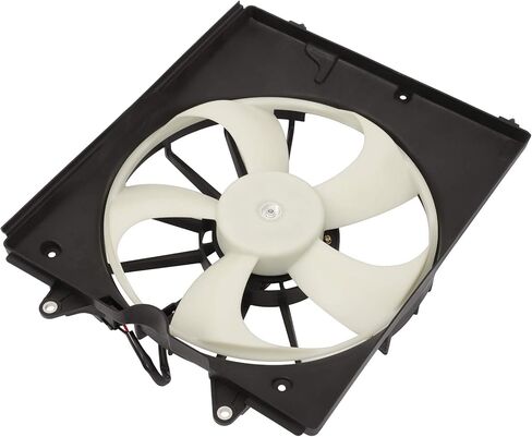 مجموعة مروحة تبريد الرادياتير 601360 متوافقة مع 2011-2017 لسيارة Honda for Odyssey 3.5L، مروحة الرادياتير باللونين الأبيض والأسود مناسبة مباشرة للاستبدال لمروحة تبريد المحرك in Saudi Arabia