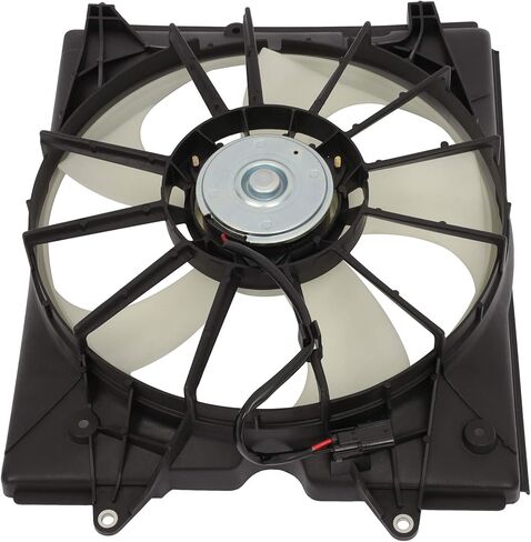مجموعة مروحة تبريد الرادياتير 601360 متوافقة مع 2011-2017 لسيارة Honda for Odyssey 3.5L، مروحة الرادياتير باللونين الأبيض والأسود مناسبة مباشرة للاستبدال لمروحة تبريد المحرك in Saudi Arabia