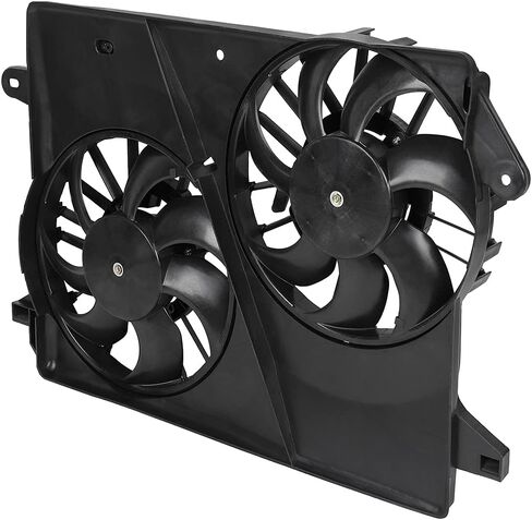 Cooling Fan Assembly Compatible with 2006-2010 for Dodge for Charger 6.1L 2006-2008 for Dodge for Magnum 6.1L, Black Radiator Fan Direct Fit Replacement for Engine Cooling Fan in Saudi Arabia
