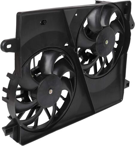 Cooling Fan Assembly Compatible with 2006-2010 for Dodge for Charger 6.1L 2006-2008 for Dodge for Magnum 6.1L, Black Radiator Fan Direct Fit Replacement for Engine Cooling Fan in Saudi Arabia