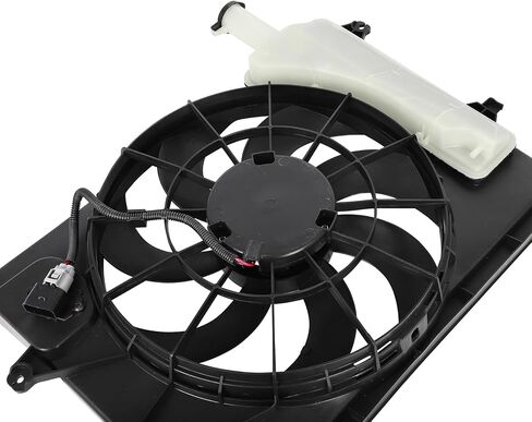 Radiator Cooling Fan Assembly Compatible with 2018-2021 for Hyundai for Kona 2.0L, Black Radiator Fan Direct Fit Replacement for Engine Cooling Fan in Saudi Arabia