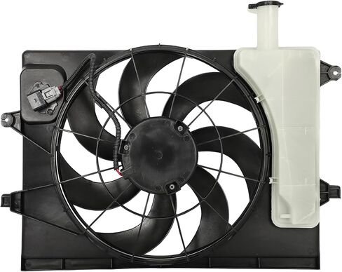 Radiator Cooling Fan Assembly Compatible with 2018-2021 for Hyundai for Kona 2.0L, Black Radiator Fan Direct Fit Replacement for Engine Cooling Fan in Saudi Arabia