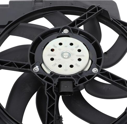 Cooling Fan Assembly Compatible with 2009-2016 for Audi for A4 Quattro 2.0L 2013-2016 for Audi for A4 allroad 2.0L, Black Radiator Fan Direct Fit Replacement for Engine Cooling Fan in Saudi Arabia