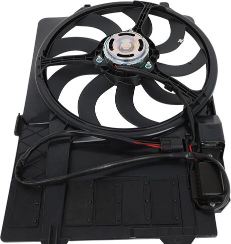 Radiator Cooling Fan Assembly Compatible with 2003-2008 for Mini for Cooper 1.6L, Black Radiator Fan Direct Fit Replacement for Engine Cooling Fan in Saudi Arabia