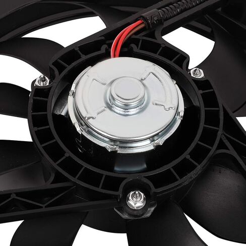 Cooling Fan Assembly Compatible with 1999-2002 for Volkswagen for Golf 2.8L 2000-2005 for Volkswagen for Jetta 1.8L, Black Radiator Fan Direct Fit Replacement for Engine Cooling Fan in Saudi Arabia