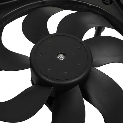 Cooling Fan Assembly Compatible with 1999-2002 for Volkswagen for Golf 2.8L 2000-2005 for Volkswagen for Jetta 1.8L, Black Radiator Fan Direct Fit Replacement for Engine Cooling Fan in Saudi Arabia