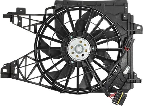 مجموعة مروحة تبريد الرادياتير متوافقة مع 2006-2009 لكاديلاك لـ XLR 4.4L 2005-2009 لـ XLR 4.6L، استبدال مروحة الرادياتير السوداء لمروحة تبريد المحرك in Saudi Arabia