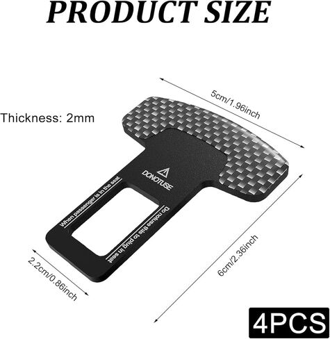 4PCS Seat Shoulder Clips Pads for Most Vehichles SeatCovers ShoulderUniversal CarAccessories in Kuwait