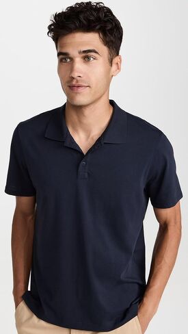 Anthony Thomas Melillo ATM Men's Classic Jersey Polo in Kuwait