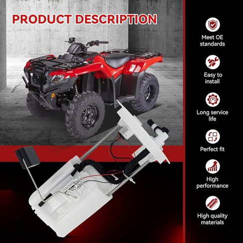 مجموعة مضخة الوقود 16700-HR3-A21 متوافقة مع Honda TRX420 2014-2021 TRX500 Rancher 420 2014-2019 فورمان 500 2014-2021 TRX520 2020-2021 استبدال مضخة الوقود 16700-HR3-A21 in Kuwait