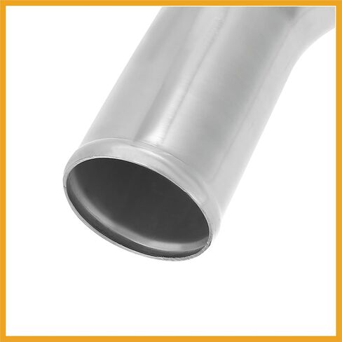 OD 3 "76 مللي متر طول 12" 300 مللي متر سبائك الألومنيوم أنبوب المبرد الأنابيب 45 درجة مدخل هواء أنبوب فضي لهجة لاستبدال السيارة in Kuwait