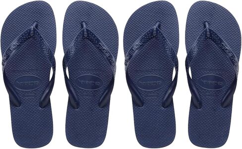 صندل نسائي من Havaianas بجزء علوي فليب فلوب، أزرق داكن، 7-8 M US، عبوتان in Kuwait