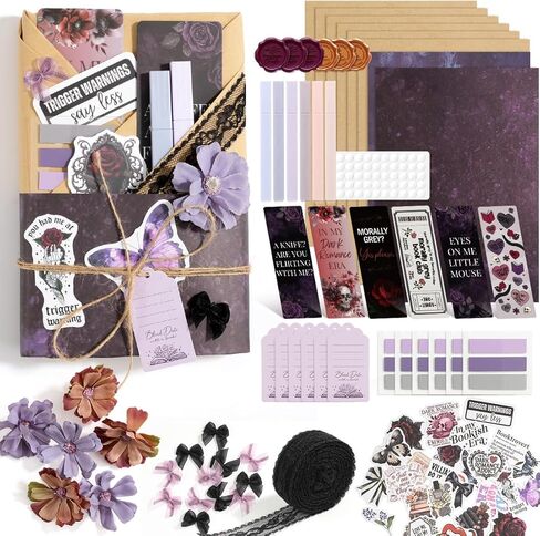 YOPPIX 6 مجموعة تاريخ أعمى مع مجموعة هدايا الكتب، حول موضوع حار هدايا تاريخ الكتاب الأعمى لمحبي الكتب القراء نادي محبي الكتب المكتبية (لا توجد كتب بما في ذلك) in Kuwait