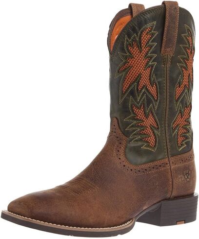 ARIAT mens Sport Cool Venttek Wide Square Toe Cowboy Boot in Saudi Arabia