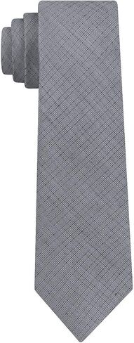 DKNY Mens Distressed Street Self-tied Necktie, Grey, One Size in Saudi Arabia