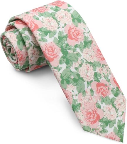 ربطات عنق للرجال، ربطات عنق قطنية مربوطة ذاتيًا للرجال، ربطات عنق رجالية مطبوعة بالزهور لحفلات الزفاف والتخرج والمدرسة كاجوال in Kuwait