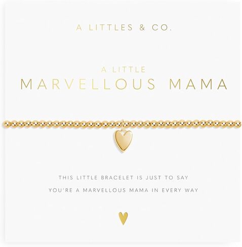 سوار LITTLE MARVELOUS MAMA مطلي بالذهب مقاس 6 7/8 بوصة in Saudi Arabia