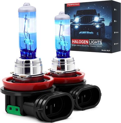 9012 مصابيح هالوجين، 12 فولت 55 وات، أداء عالٍ، شعاع عالٍ/منخفض واستبدال لمبة إضاءة الضباب، التوصيل والتشغيل، عبوتان in Kuwait