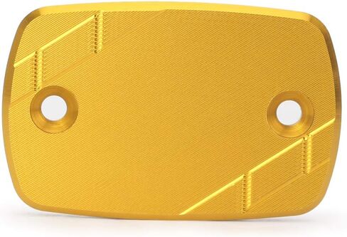Cnfang4 Motorbike Front Brake Reservoir Cap Fluid Reservoir Cover for Yamaha YZF-R25 2014-2015, YZF-R3 MT-25 MT-03 2015-2016, Gold in Saudi Arabia