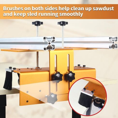 Router Sled, Slab Flattening Jig, 58 inches Router Sled for Flattening Slabs,Adjustable Trimming Planing Machine for Woodworking in Kuwait