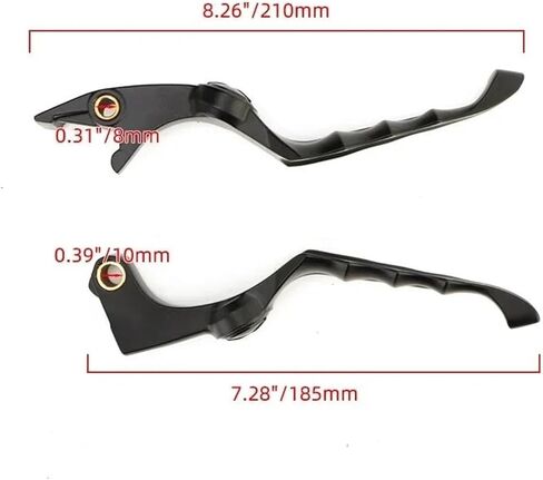 Motorcycle Brake Clutch Lever for Honda Shadow VT400 750 VLX VT400 600 VTX1300 Motorcycle Handlebar Aluminum Skull Brake Clutch Lever Clutch Handle in Saudi Arabia