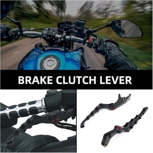 Motorcycle Brake Clutch Lever for Honda Shadow VT400 750 VLX VT400 600 VTX1300 Motorcycle Handlebar Aluminum Skull Brake Clutch Lever Clutch Handle in Saudi Arabia