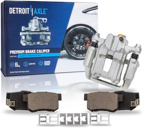 Detroit Axle - Rear Brake Kit for Ford 2022-2023 Maverick 11.89" inch Disc Brake Rotors Ceramic Brakes Pads with Hardware Replacement in Saudi Arabia