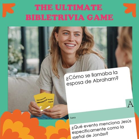 Spanish Bible Trivia Game: Catholic Christian Religious Educational Family Game for Home & Church - Inspiring Gift for Believers​ in Kuwait