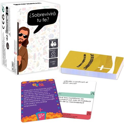 Spanish Bible Trivia Game: Catholic Christian Religious Educational Family Game for Home & Church - Inspiring Gift for Believers​ in Kuwait