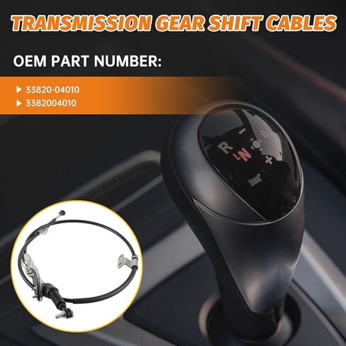 33820-04010 Transmission Shift Control Cable Compatible with Toyota Tacoma 4.0L 2005 2006 2007 2008 2009 2010 2011 2012 2013 2014 2015 2016.Shifter Cable Replace 3382004010 in Kuwait
