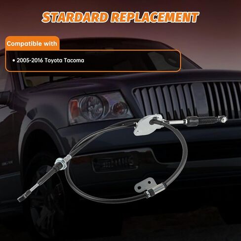 33820-04010 Transmission Shift Control Cable Compatible with Toyota Tacoma 4.0L 2005 2006 2007 2008 2009 2010 2011 2012 2013 2014 2015 2016.Shifter Cable Replace 3382004010 in Kuwait