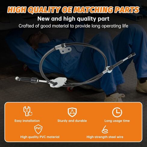 33820-04010 Transmission Shift Control Cable Compatible with Toyota Tacoma 4.0L 2005 2006 2007 2008 2009 2010 2011 2012 2013 2014 2015 2016.Shifter Cable Replace 3382004010 in Kuwait