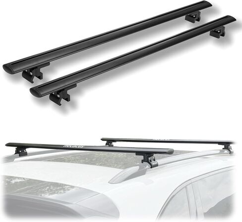47 Inch Aluminum Roof Rack Cross Bars Universal Fit Flush/Closed Rails with a Gap,Adjustable Cargo Bars, Hold 440 LBS. in Saudi Arabia