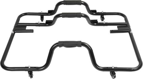 رف تخزين صلب متوافق مع 1976-2025 Jeep Wrangler CJ-7/YJ/TJ/JK/JL حامل عجلات الفرامل المنزلقة المطلية بالمسحوق باللون الأسود in Saudi Arabia