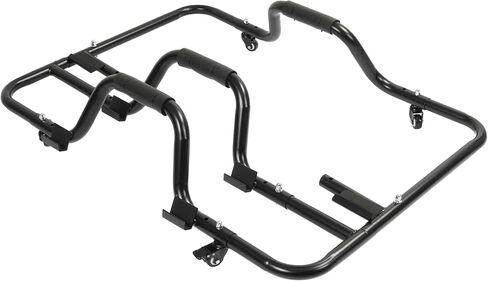 رف تخزين صلب متوافق مع 1976-2025 Jeep Wrangler CJ-7/YJ/TJ/JK/JL حامل عجلات الفرامل المنزلقة المطلية بالمسحوق باللون الأسود in Saudi Arabia
