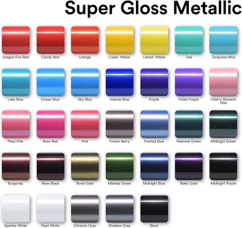 12"X60" (1FTx5FT) Pearl White Premium Super Gloss Metallic Glossy Sticker Decal DIY Car Auto Vehicle Vinyl Wrap Air Release Bubble Free Self Adhesive Peel and Stick Free Tool Kit in Saudi Arabia