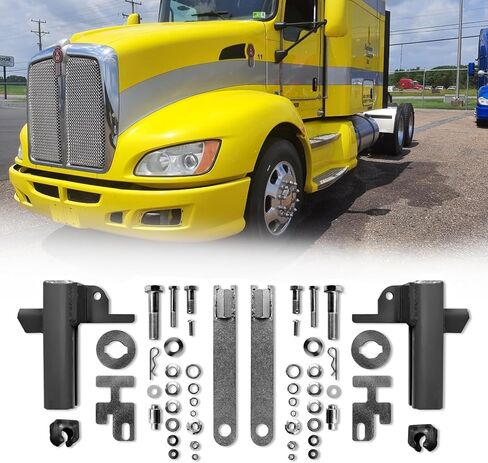 دعامة حماية الغزلان متوافقة مع 2008-2021 Kenworth T660 Kenworth T680 Deer Bumper Guard (أقواس منفصلة) in Saudi Arabia