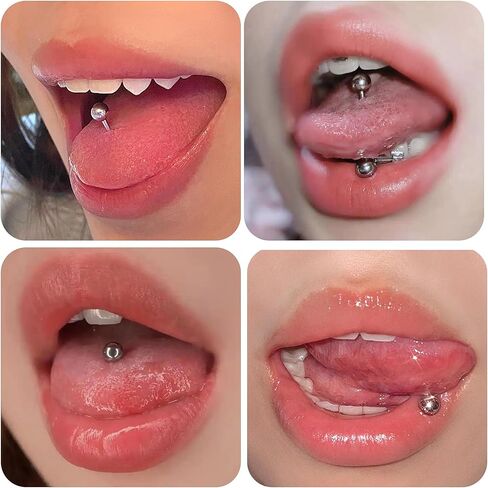 14G 16G Nipple Piercings Tongue Rings Externally Threaded Hypoallergenic 316L Surgical Steel Nipple Tongue Barbell Piercing Jewelry for Women Men 12mm 14mm 16mm 19mm 22mm in Saudi Arabia