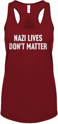 قميص بدون أكمام للسيدات من Nazi Lives Don't Matter بتصميم Racerback in Saudi Arabia
