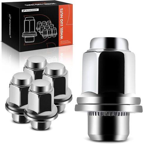 A-Premium M12-1.50 Wheel Lug Nuts Compatible with Toyota Camry RAV4 Prius Corolla Chrysler Sebring Lexus RX330 RX350 RX400h Front or Rear 5-PC Set in Kuwait