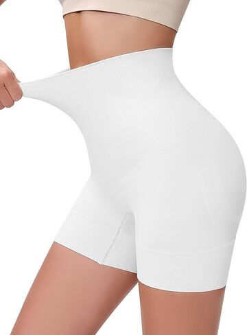 شورت ملابس داخلية للنساء، للتحكم في البطن، خصر عالٍ، أنحف للفخذين، رفع المؤخرة بدون خياطة تحت الفستان in Kuwait