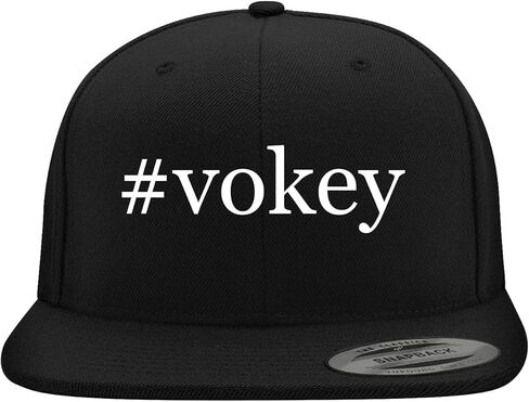 #vokey - Yupoong 6089 Structured Flat Bill Hat | Trendy Baseball Cap for Men and Women | Modern Cap in Snapback Closure in Kuwait
