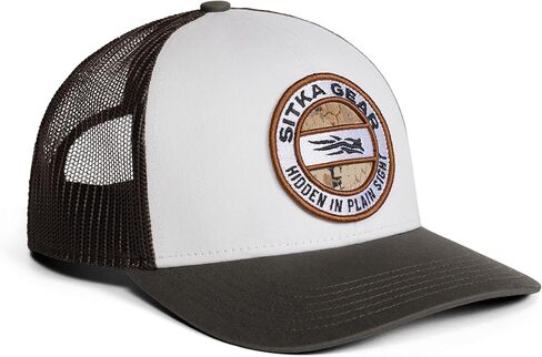 قبعة SITKA Hidden Optifade Mid Pro Trucker - قبعة قابلة للتعديل للاستخدام الخارجي للرجال، in Kuwait