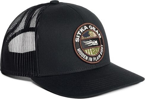 قبعة SITKA Hidden Optifade Mid Pro Trucker - قبعة قابلة للتعديل للاستخدام الخارجي للرجال، in Kuwait