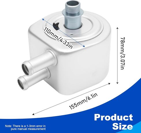 918-110 Engine Oil Cooler, Replacement for Ford F Series 150 250 350 450 550 E 350 450 Econoline Excursion 5.4L V8 6.8L V10 1998-2007, Replaces FO4000100 4C3Z6A642A in Kuwait