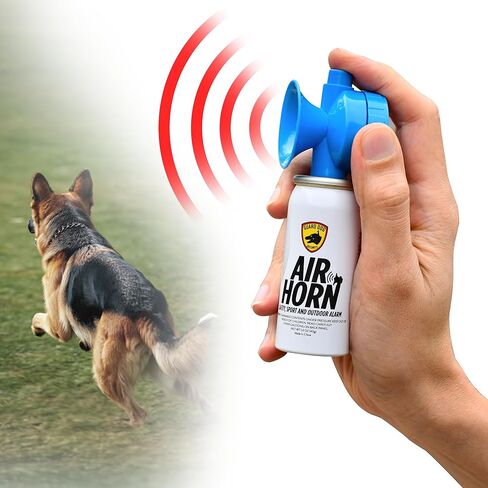 GUARD DOG SECURITY Air Horn for Dogs - Powerful Air Horn for dog training & behavior aids - Stops Barking, Jumping, Fighting, Chasing & More – Works as coyote deterrent in Kuwait
