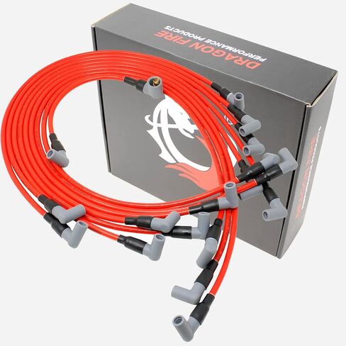 AIP Electronics Dragon FIRE Performance 8.5mm Spark Plug Wire Set Compatible with 1985-2009 Mercruiser OMC Thunderbolt IV and V GM HEI V8 Direct FIT Replaces 84-816608Q61 816761Q17 OEM Fit PWJ330 in Saudi Arabia
