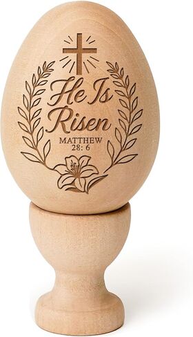 زينة عيد الفصح قبر يسوع المُقام، لقد قام ديكورات عيد الفصح، ديكور طاولة مشهد القيامة المسيحي الخشبي، الصليب الكاثوليكي يسوع ديكور هدايا عيد الفصح الديني، هدايا للكنيسة، الرف، المكتب in Kuwait