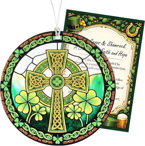 هدايا عيد القديس باتريك - الهدايا الأيرلندية مع بطاقة ومظروف - هدية عيد القديس باتريك للبالغين، وتبادل الفصول الدراسية وزملاء العمل، وبطاقة الجني الممتعة in Kuwait