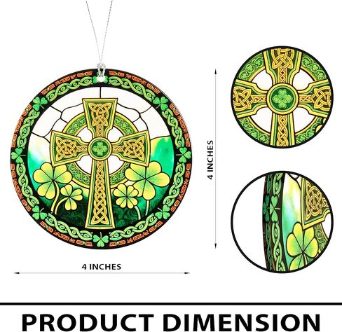 هدايا عيد القديس باتريك - الهدايا الأيرلندية مع بطاقة ومظروف - هدية عيد القديس باتريك للبالغين، وتبادل الفصول الدراسية وزملاء العمل، وبطاقة الجني الممتعة in Kuwait